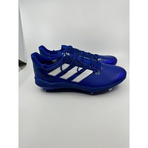 Men Adidas Adizero Afterburner 8 Baseball Cleats Royal Blue FZ4215 Size 13 NEW - Picture 3 of 6